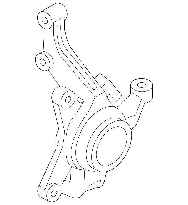 Genuine GM Passenger Side Steering Knuckle 96870492