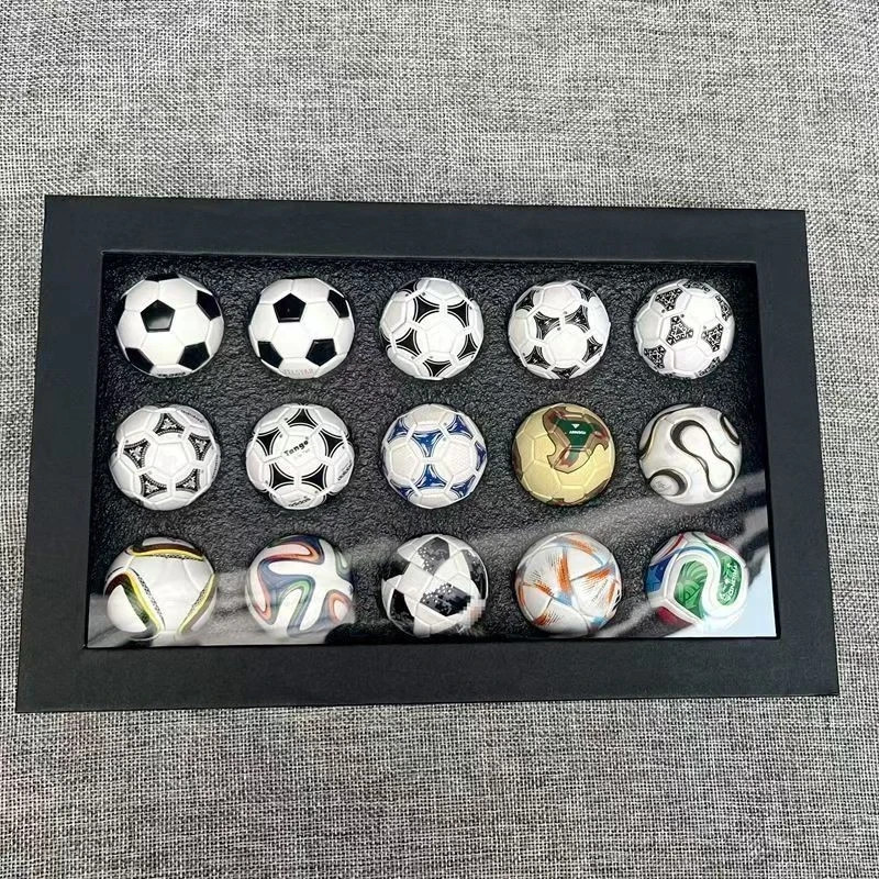 15 PCS FIFA World Cup Soccer Mini Ball Collection 1970-2026 Set Souvenirs Gift