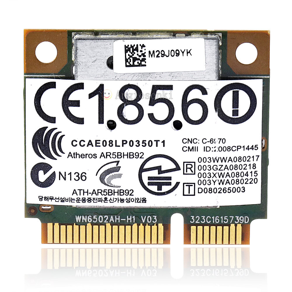 Atheros AR9280 PCI-Express AR5BHB92 WiFi Network Card for Linux Hackintosh Win10