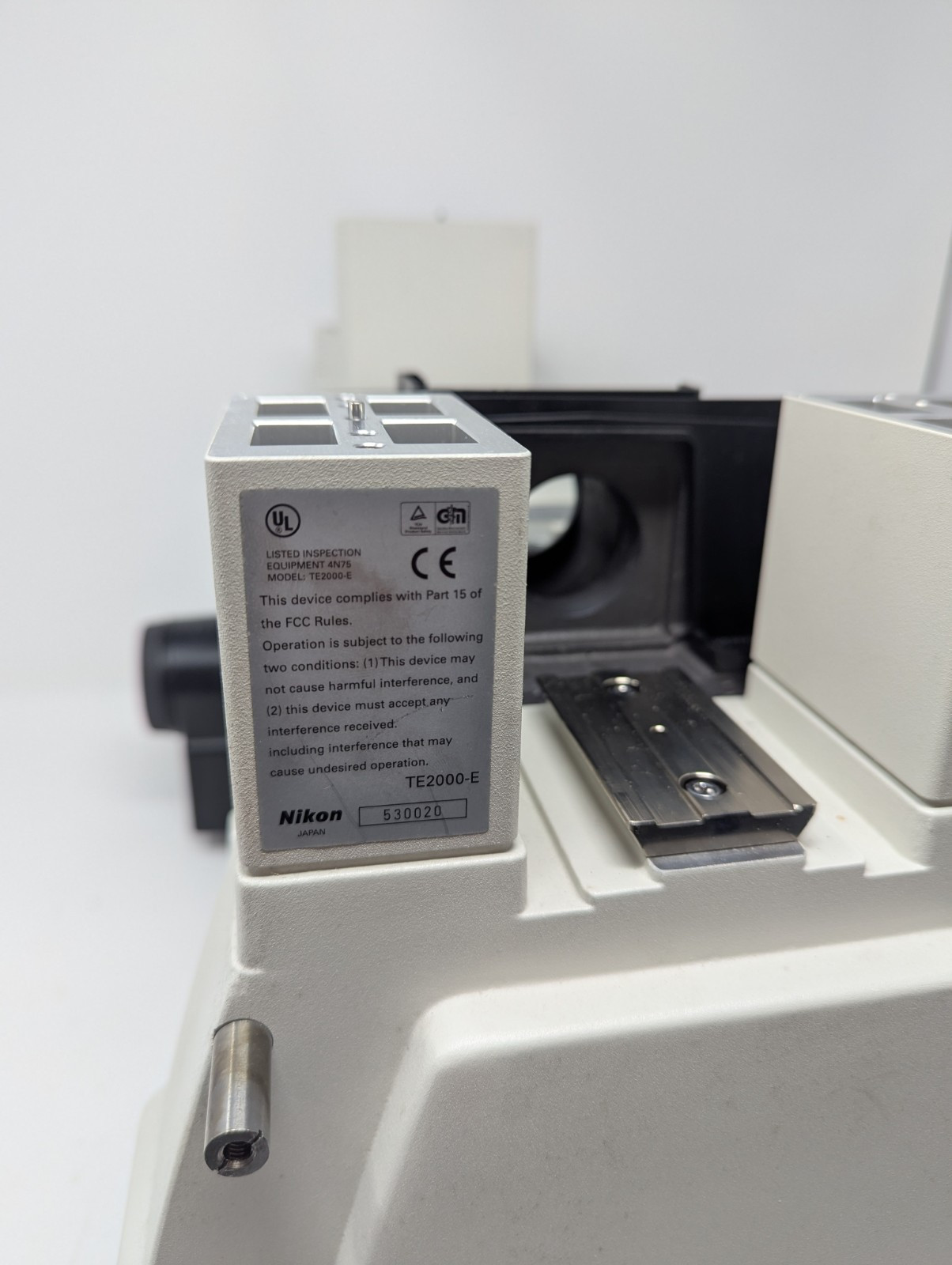 Nikon Eclipse TE2000-E Inverted Microscope Base Bare Bones TE2000