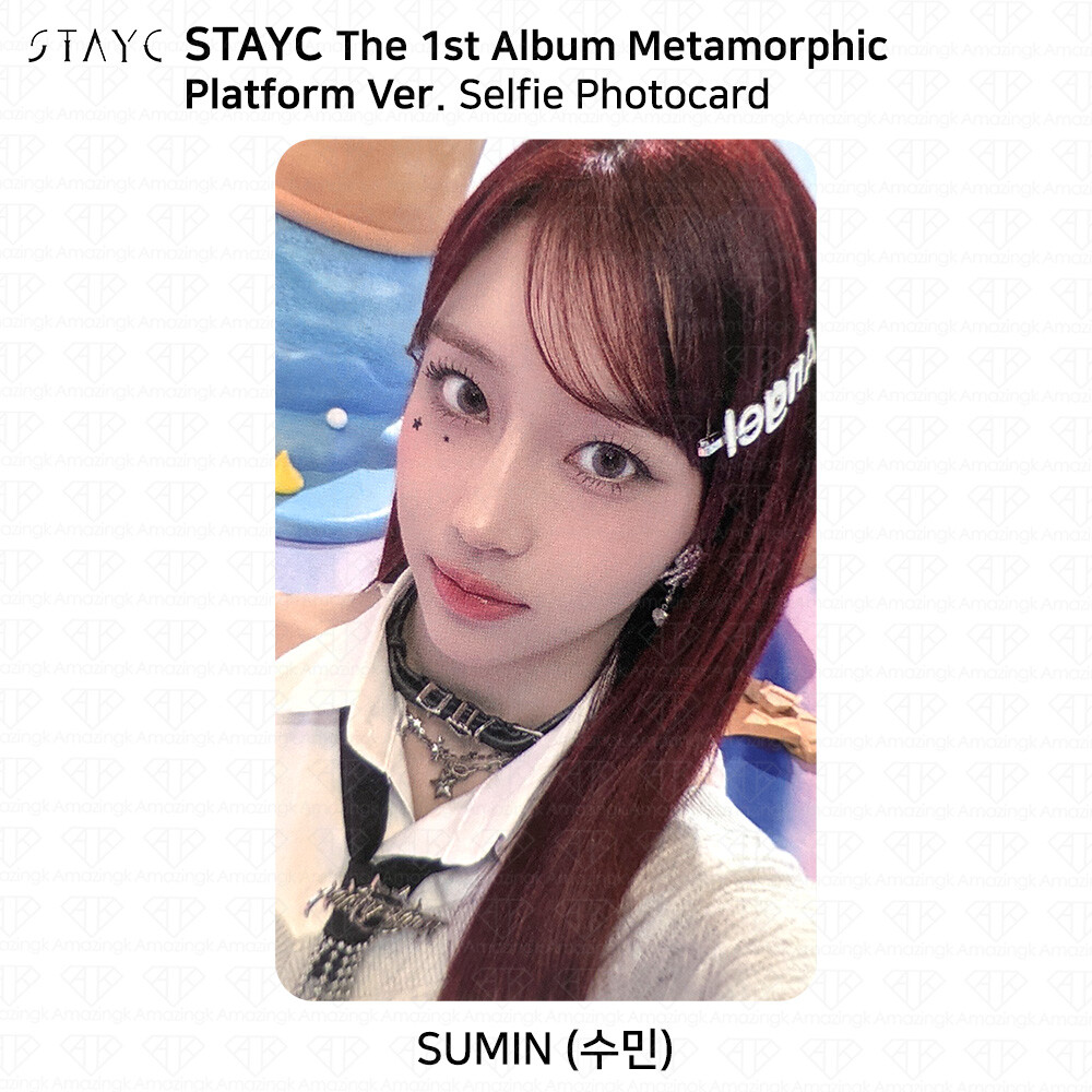 StayC The 1st Album Metamorphic Platform Ver Official Selfie Photocard QR Card
