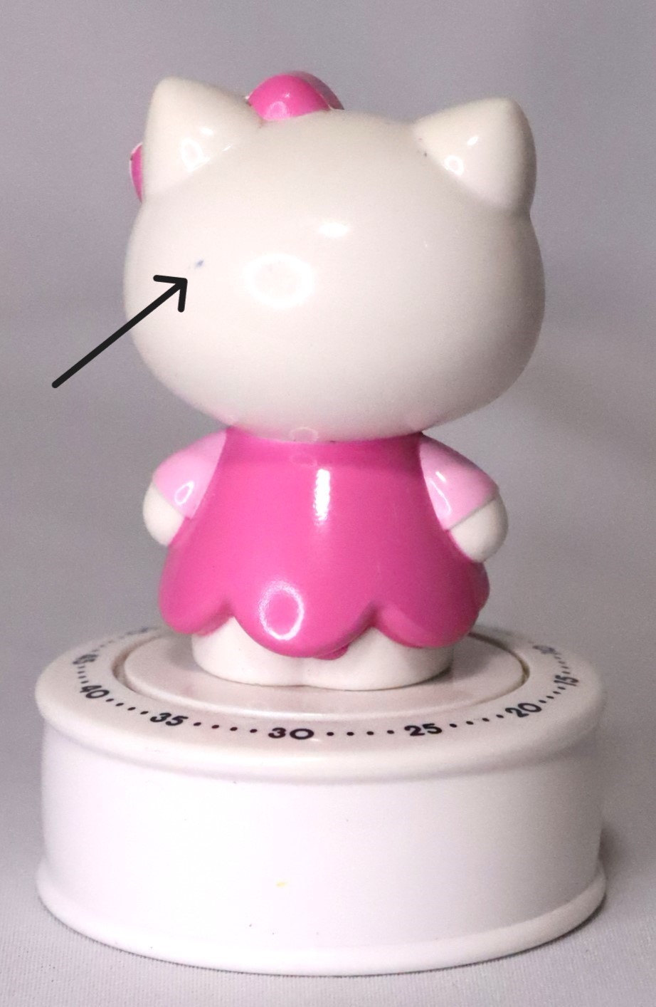 Sanrio 2012 Hello Kitty 60 minute Mechanical Kitchen Timer Discontinued