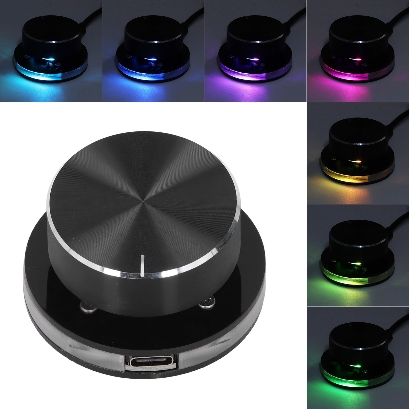 USB Volume Control Knob For Android System PC Multimedia Type C External Media