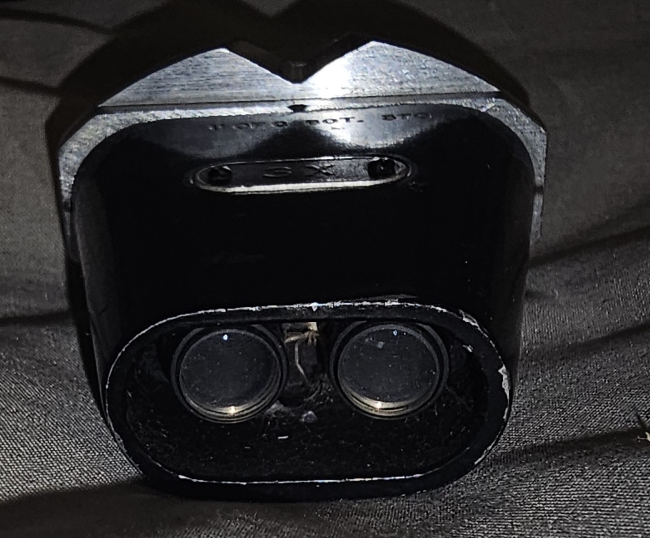 AO AMERICAN OPTICS STEREO OBJECTIVE 3X LENS MICROSCOPE PART AS PICTURED