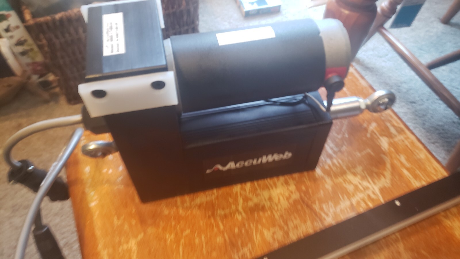 NEW AccuWeb Web Edge Guide Linear Actuator with motor # MME-1 7400-01 MTR3136