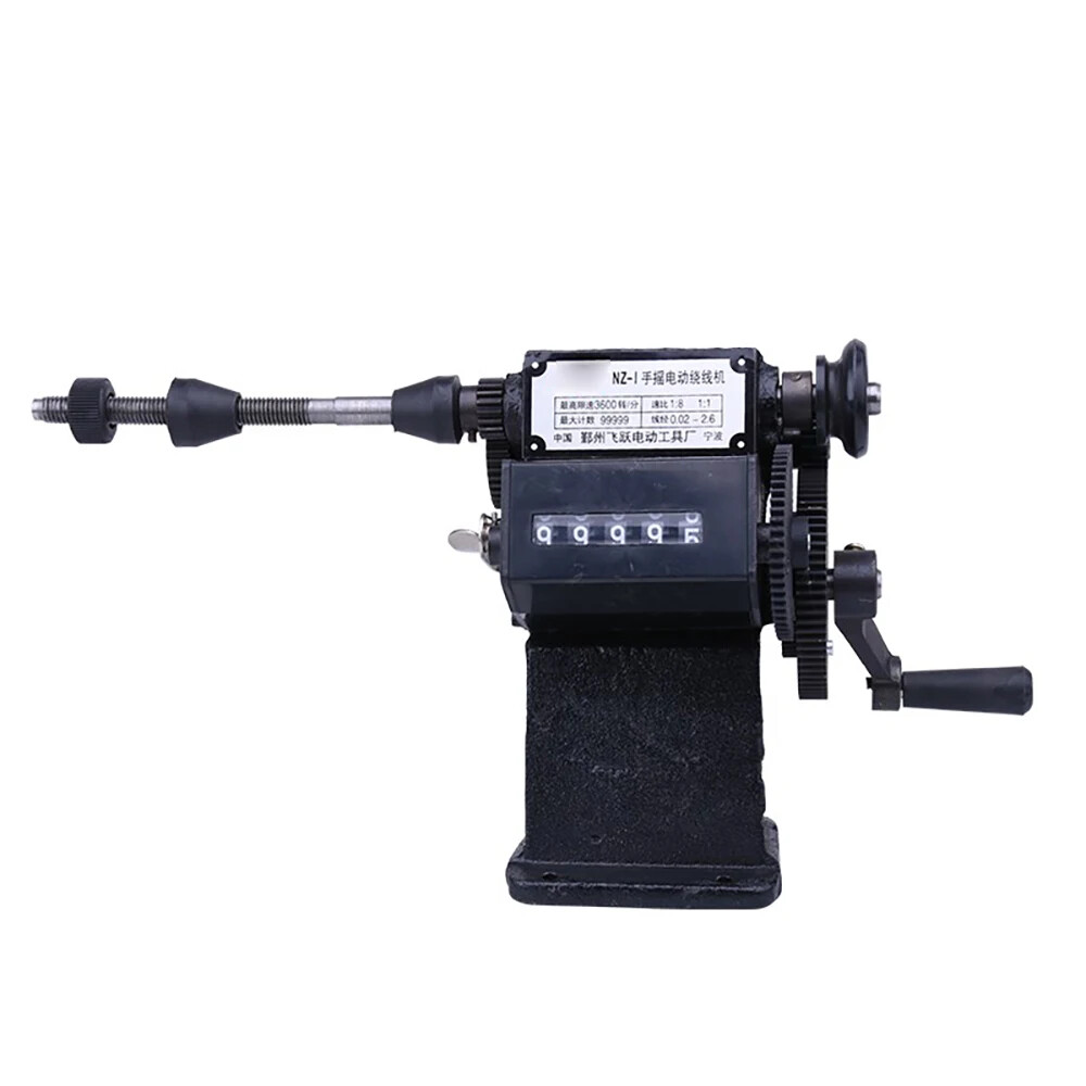 130-Hand Crank Electronic Counter Winding Machine, Wire Winder,Stranding Machine
