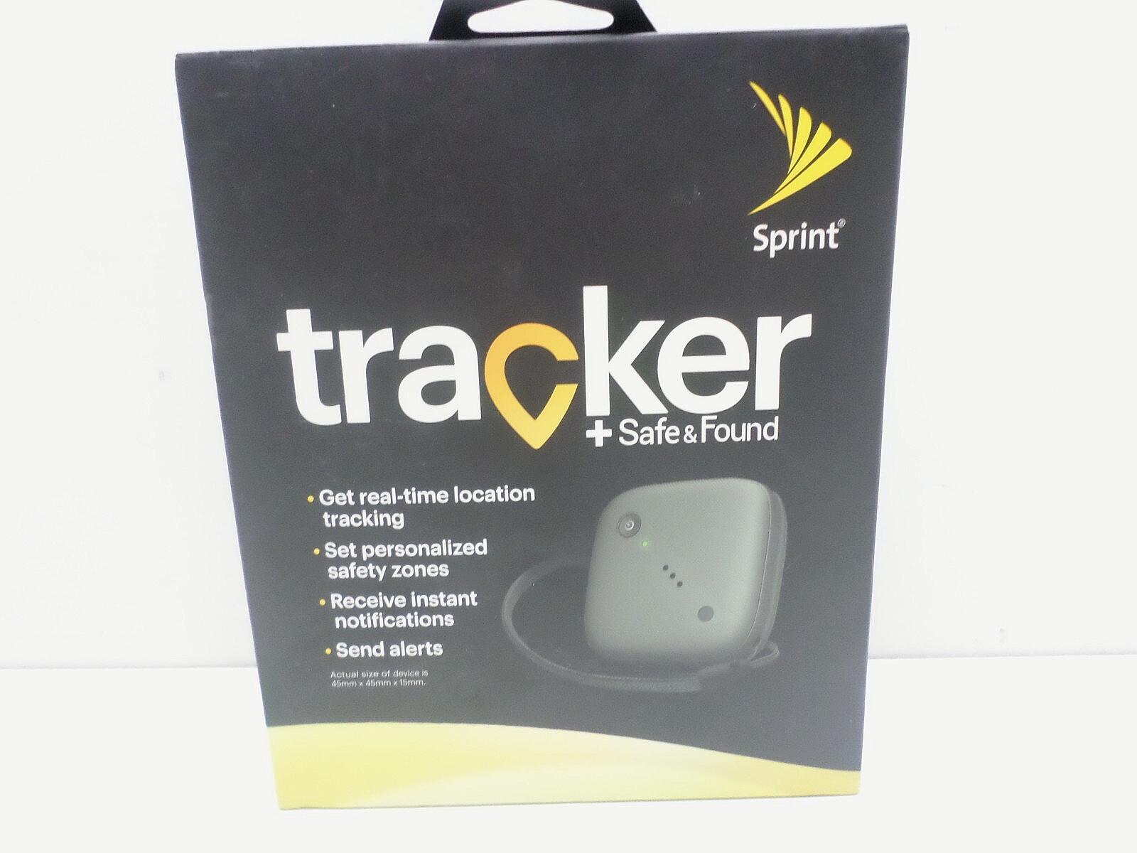 Sprint Tracker + Safe & Found Tracking Device CP311ATRBLK - NEW SEALED