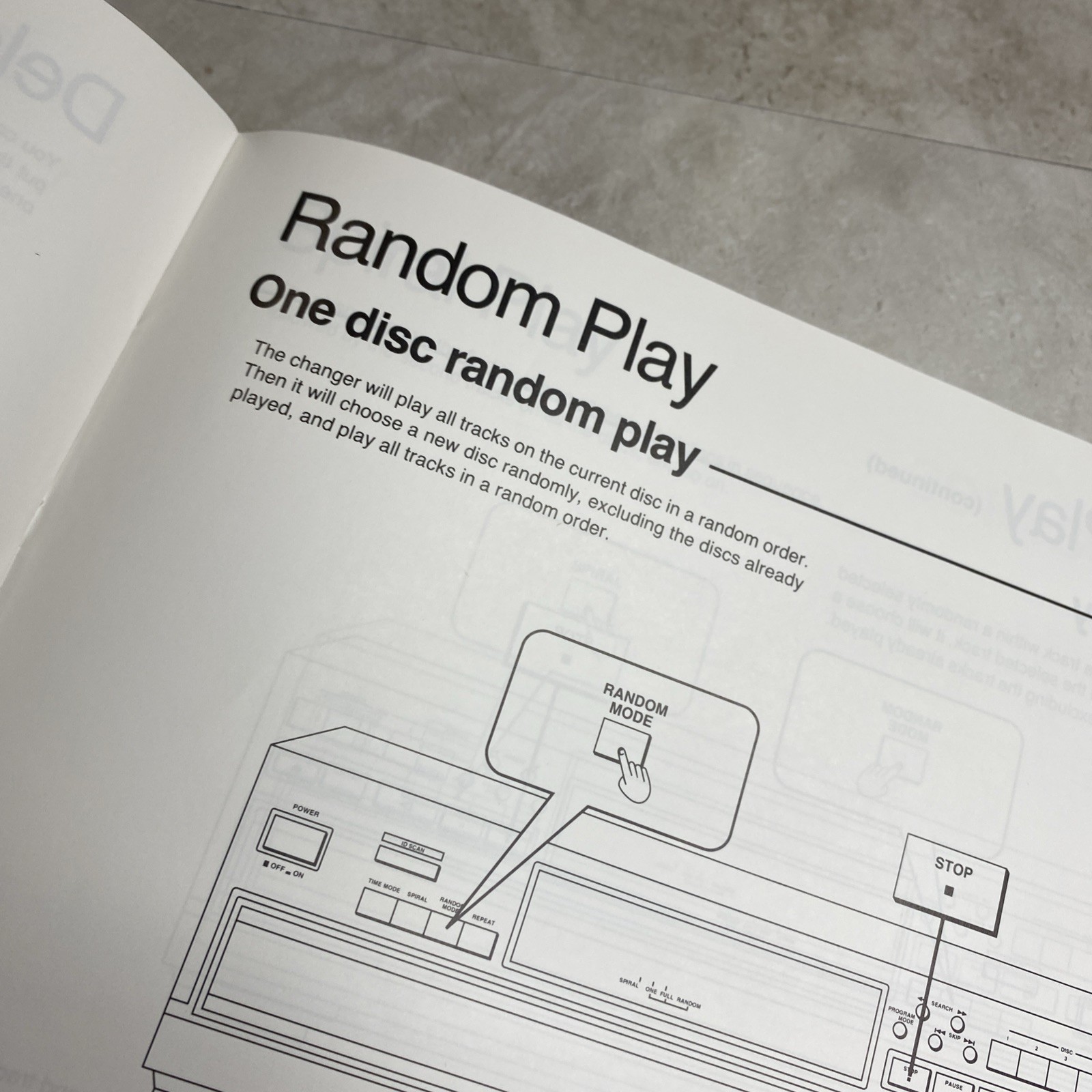 *Owners Manual Instructions Only* For Panasonic SL-PD347 Compact Disc Changer