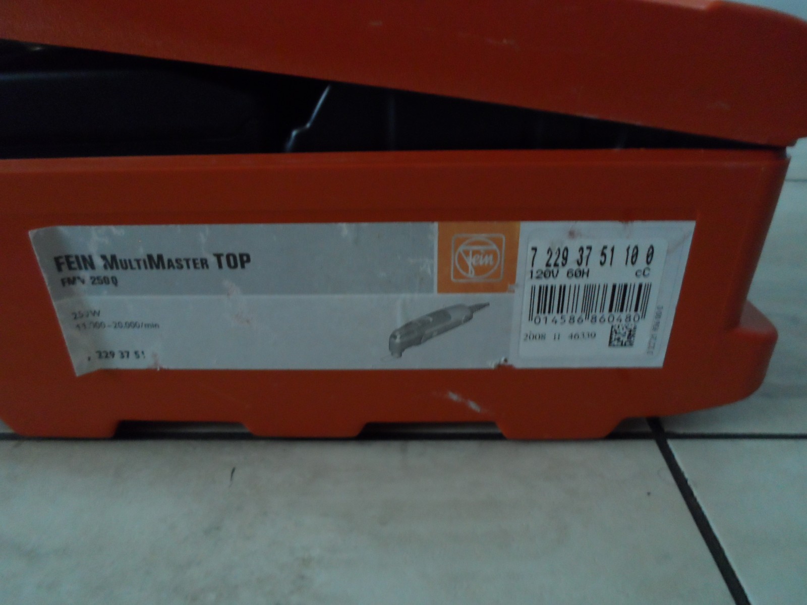 FEIN MultiMaster FMM 250Q Top Variable Speed