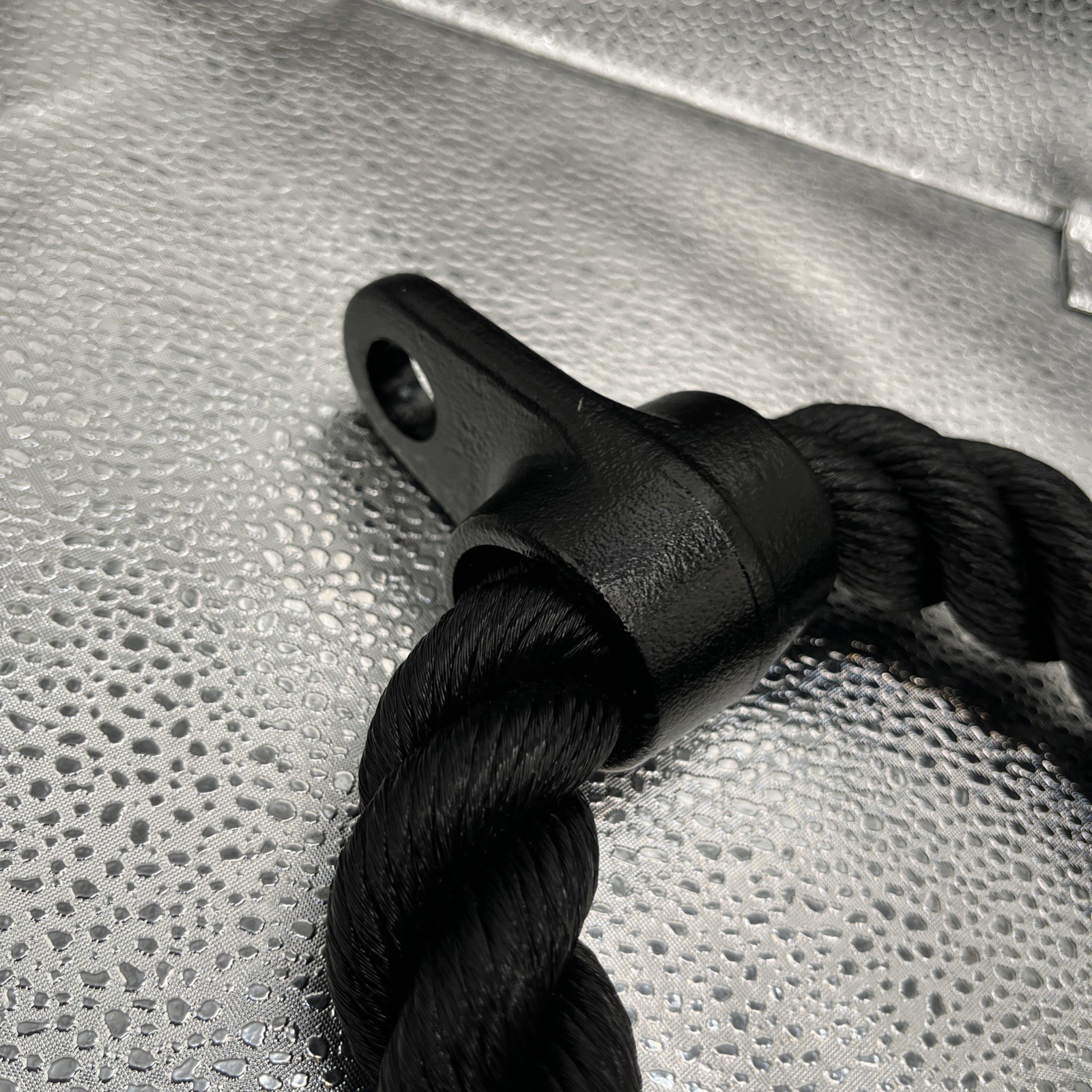 Tricep Rope Nylon Rubber Handles New Cable Attachment Workout Exercise