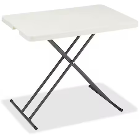 Iceberg 65490 Indestructable Classic Personal Folding Table, Platinum Granite