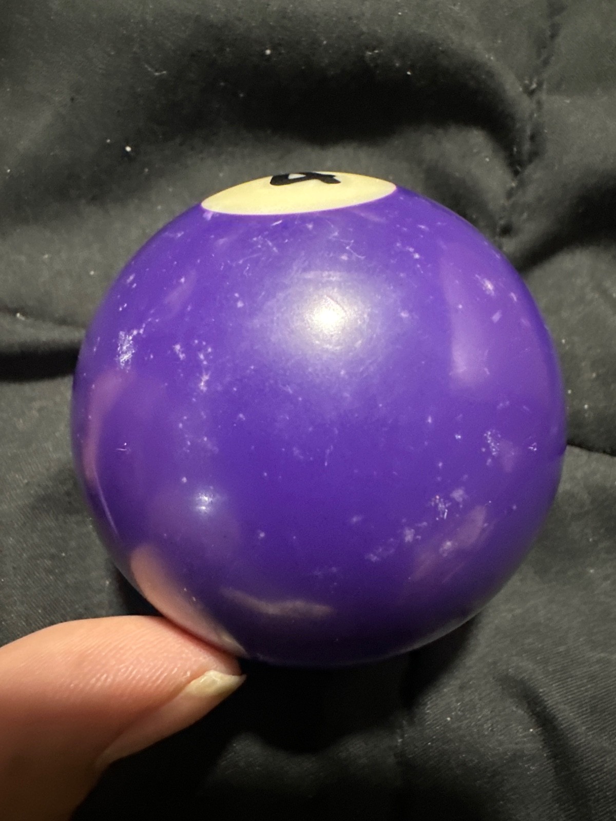 Replacement Billiard Pool Ball vintage purple 4