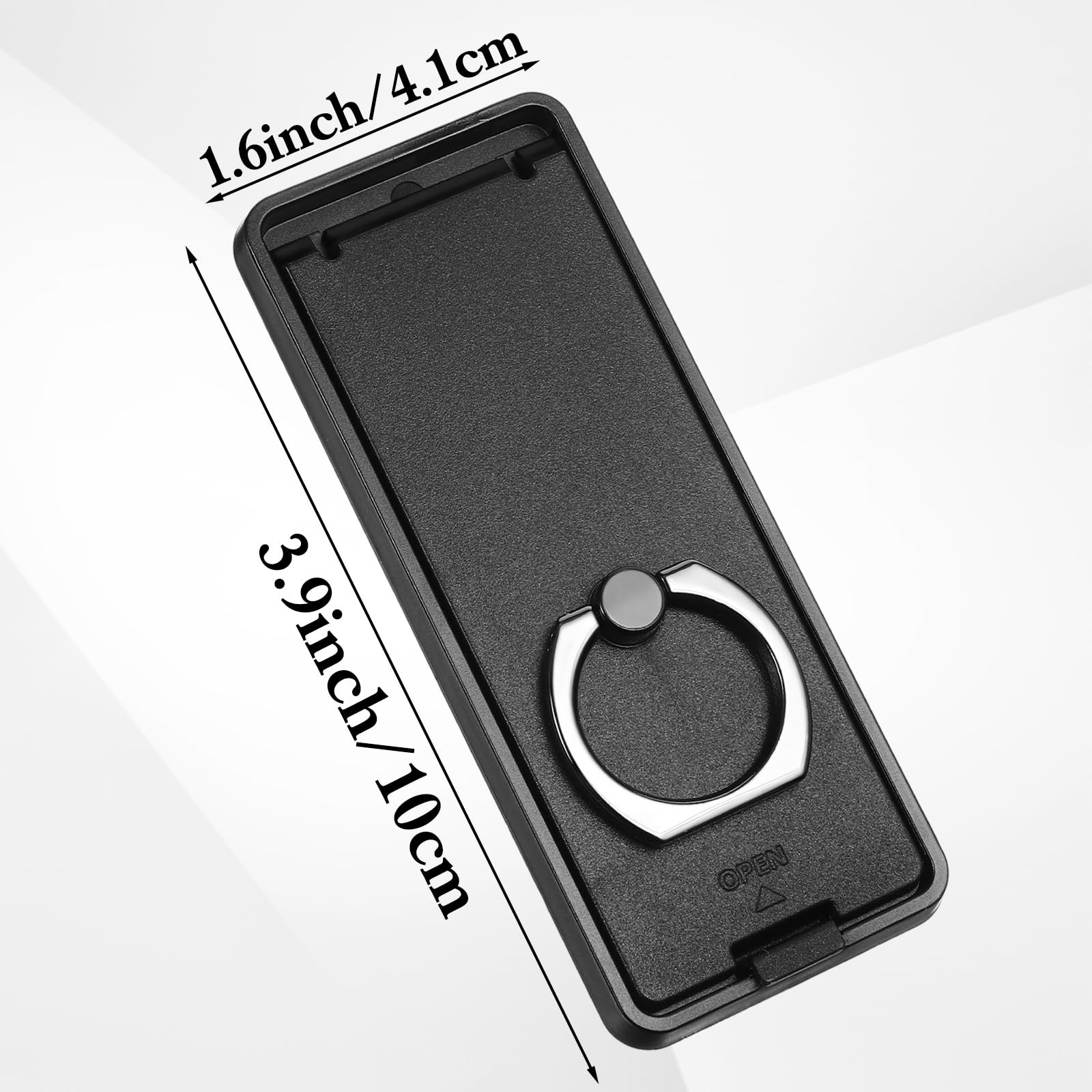 Ptwola Universal Tablet Ring Holder Black Stand Foldable Multi black