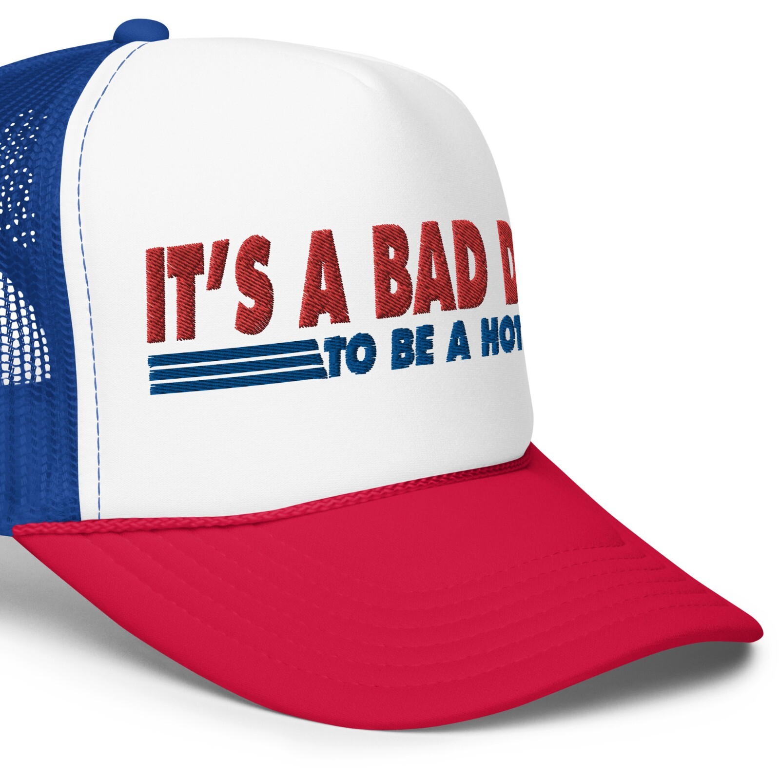 It's a Bad Day to be a Costco Hot Dog | Foam Trucker Hat | Catnip Clipart