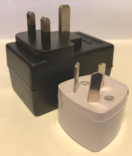 EHX Australian standard Wall Wart UK18DC-500 + Adaptor