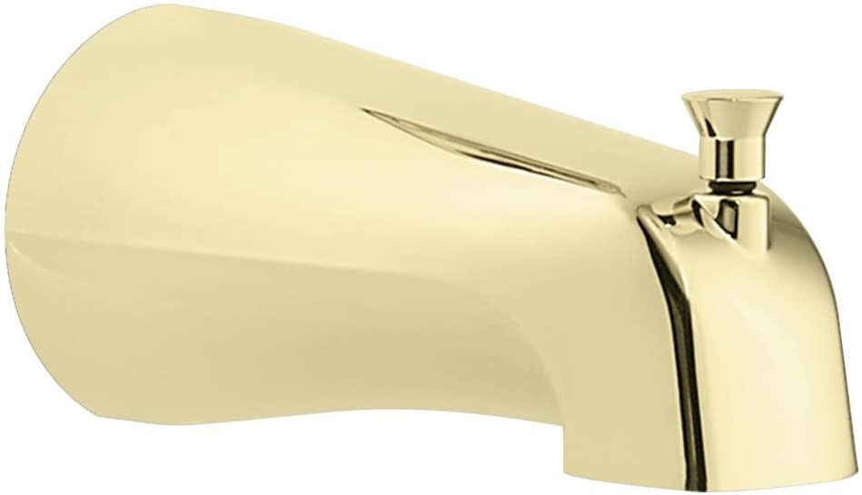 New Moen 3802P Chateau Shower Tub Bath Faucet Diverter Spout Polished Brass