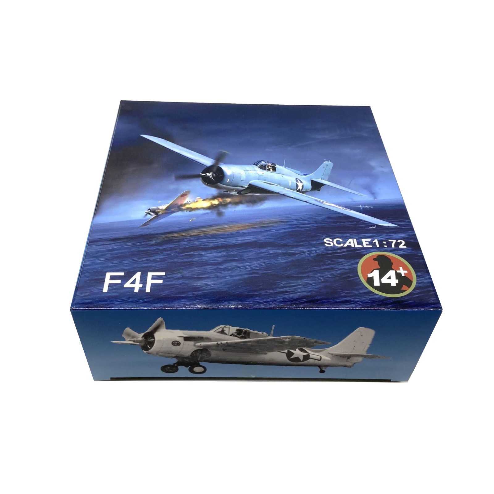 1* 1/72 4.9in WWII For Grumman F4F Wildcat Fighter Model Alloy Model
