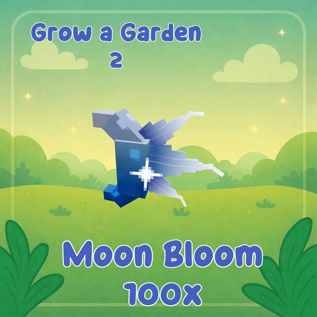 100x Moon Bloom Seed |🔥Grow a Garden 2 ✨| GAG2 Fast & Easy