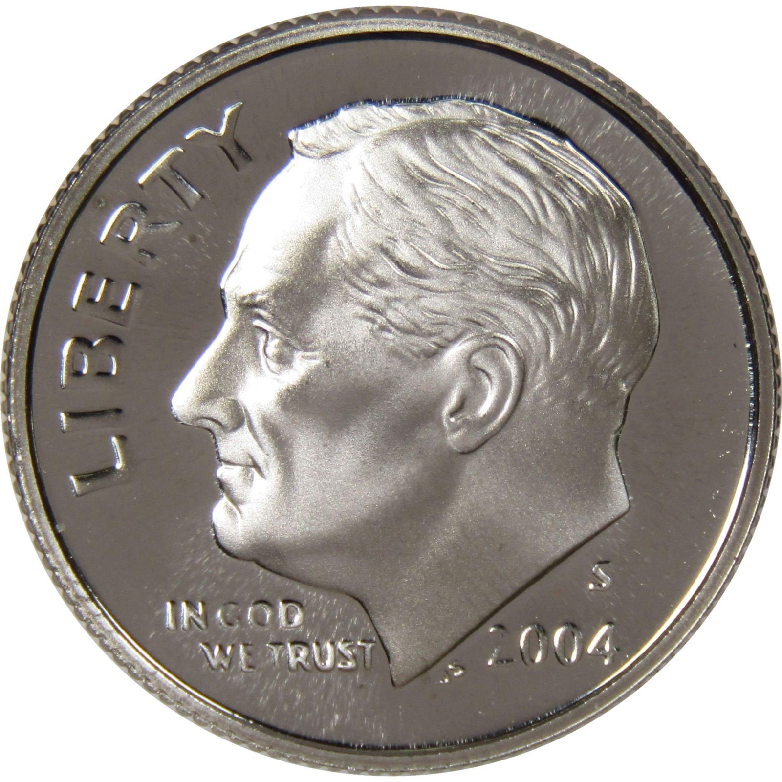 2004 S Roosevelt Dime Choice Proof Clad 10c US Coin Collectible