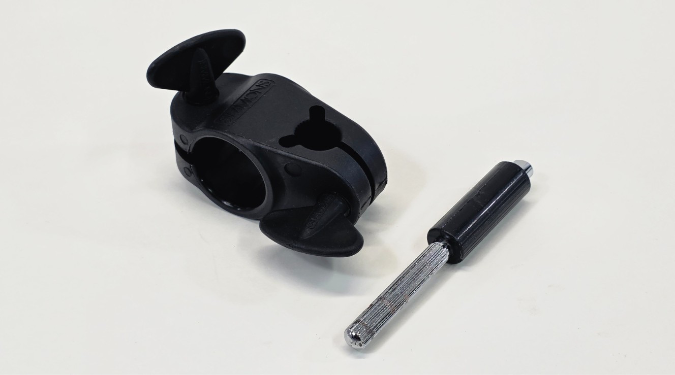 SIMMONS 1.5" Drum Rack Clamp with Rod
