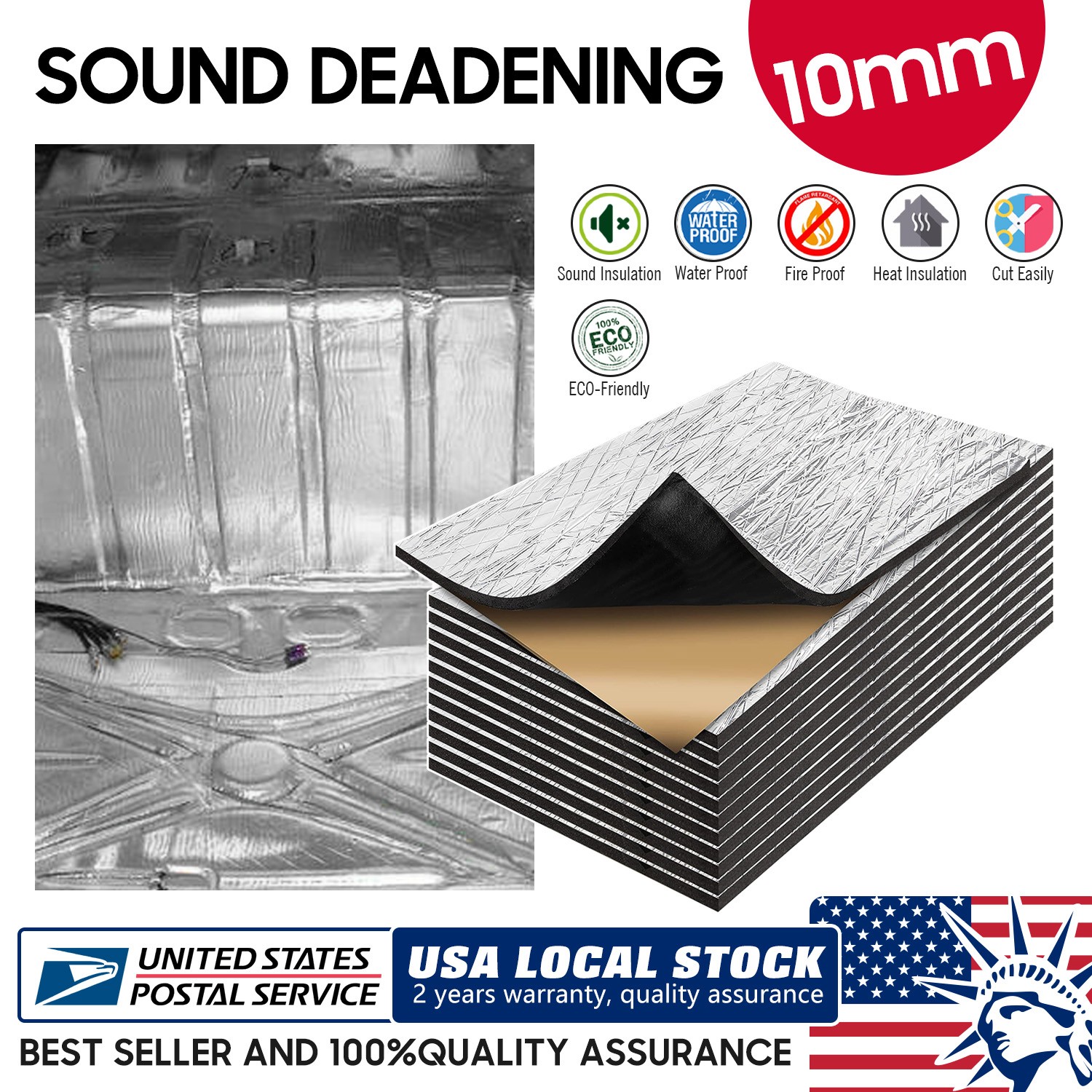 Anti rust Sound Deadener Heat Insulation protect Pad Fit For Industrial pipeline