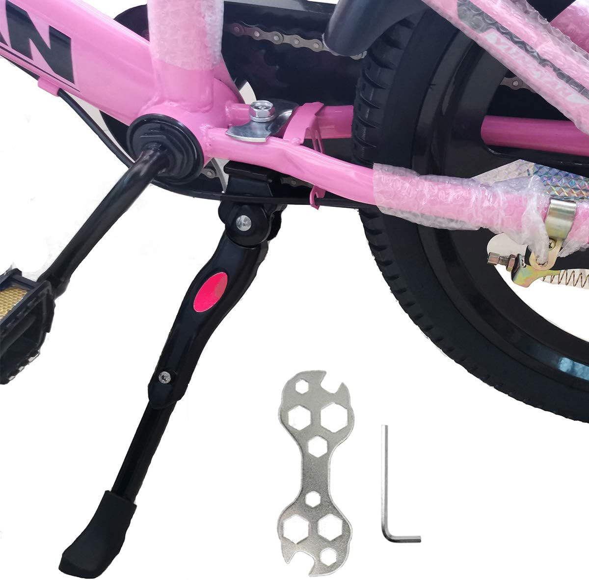 Kickstand for Kids Bike, Bicycle Kickstands Center Mount for 16 18 20 22 Inch Bi
