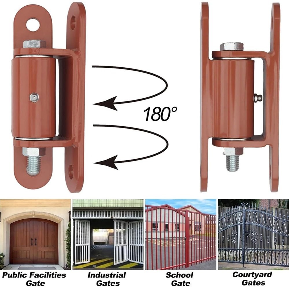 2x 7 Inch Heavy Duty Gate Hinge, Bolt onto Gate Hinge, Weldable Hinges for Gate