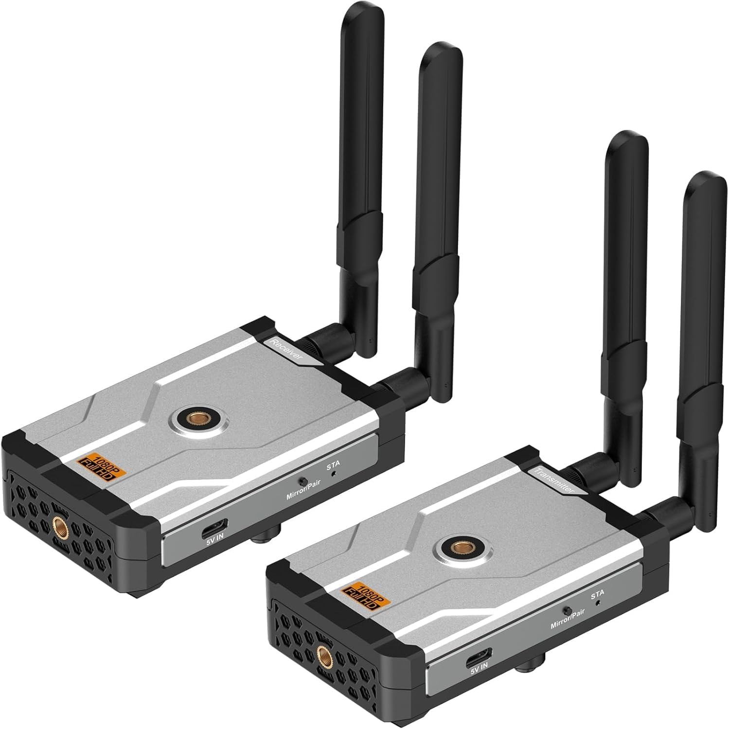Wireless HDMI Transmitter and Receiver, 1640Ft/50M,Wireless Extender Sliver