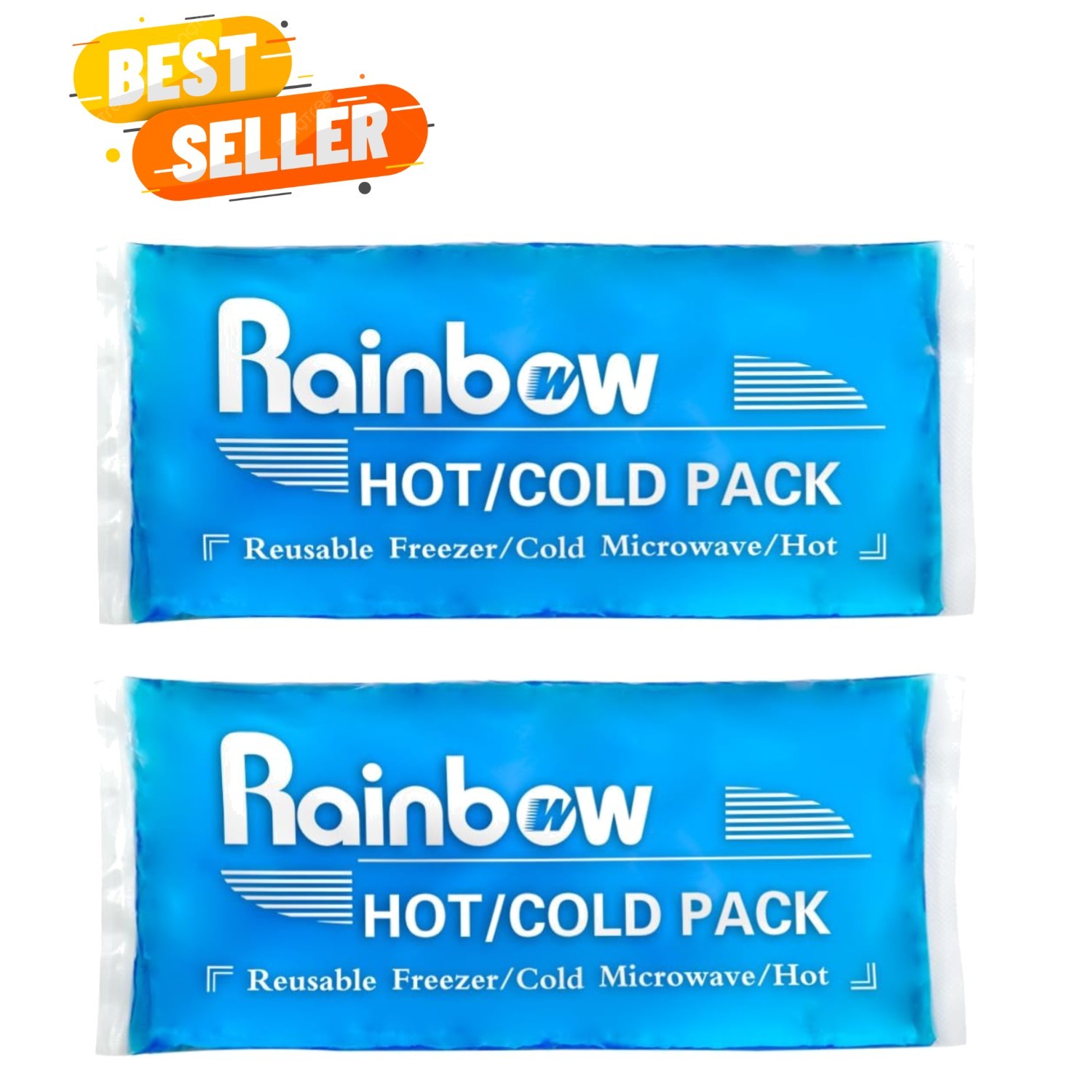 Soft Ice Packs Reusable Gel Pack 2, Hot and Cold Gel Ice Packs for Injuries, ...