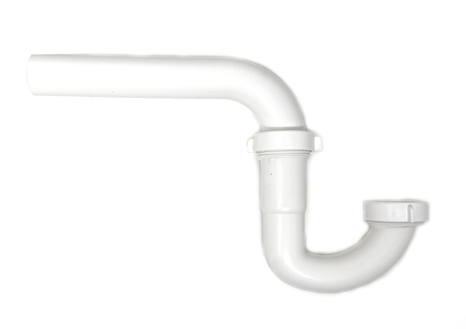 1 1/4" P Trap Kitchen Sink Bathroom Kit Fit 1 1/4" White Plastic Tubular