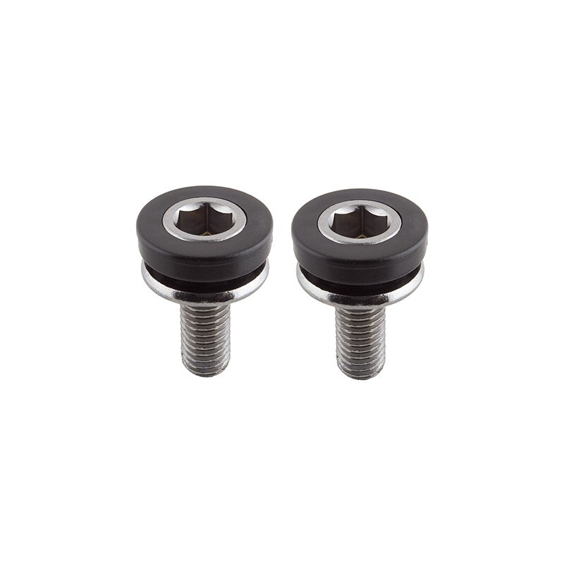 SUNLITE HEX HEAD BOTTOM BRACKET BB AXLE BOLTS M8 x 1.0 x 15mm WITH COLLAR PAIR