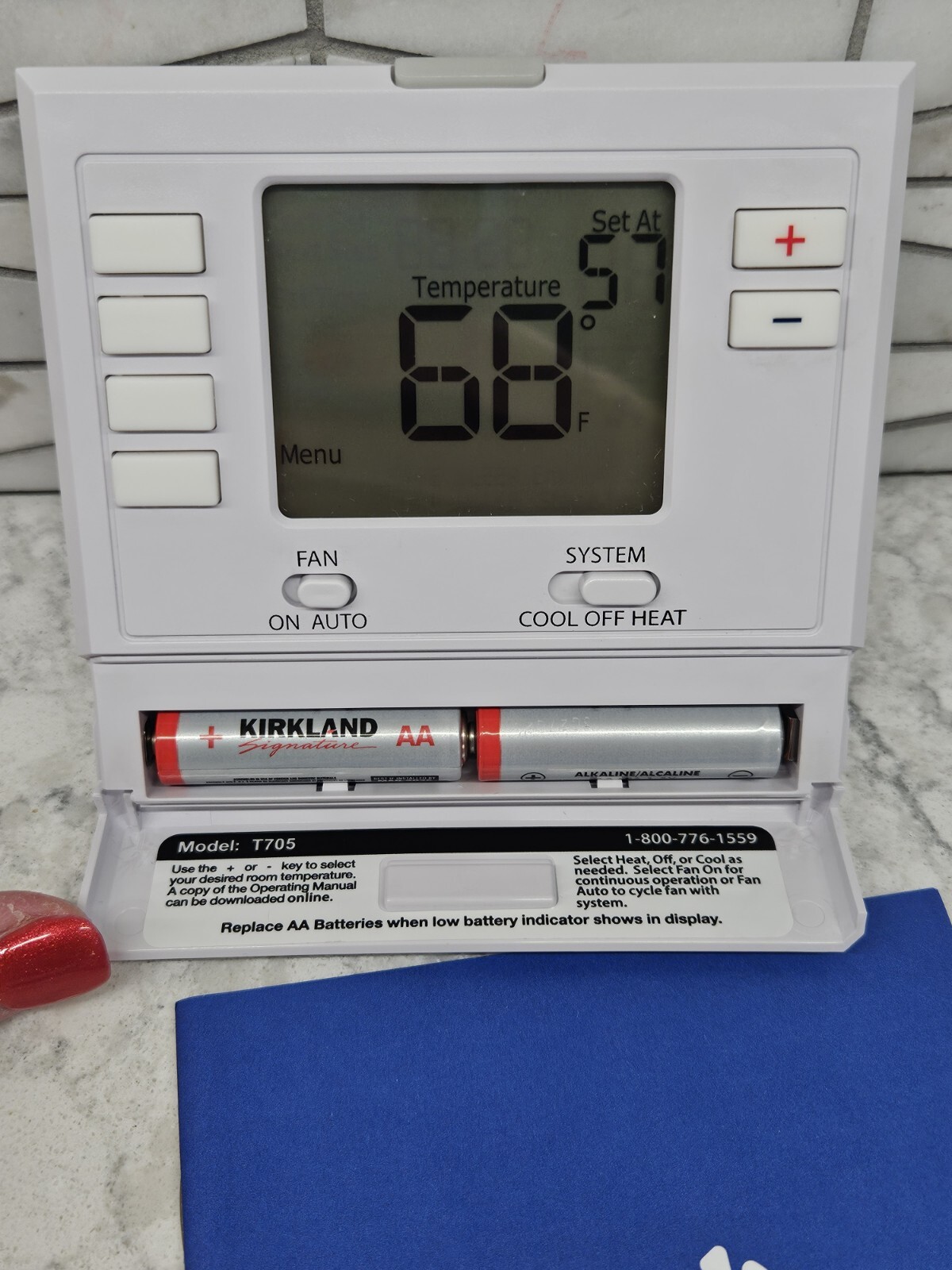 PRO1 T705 Single Stage Programmable Digital Thermostat New Open Box
