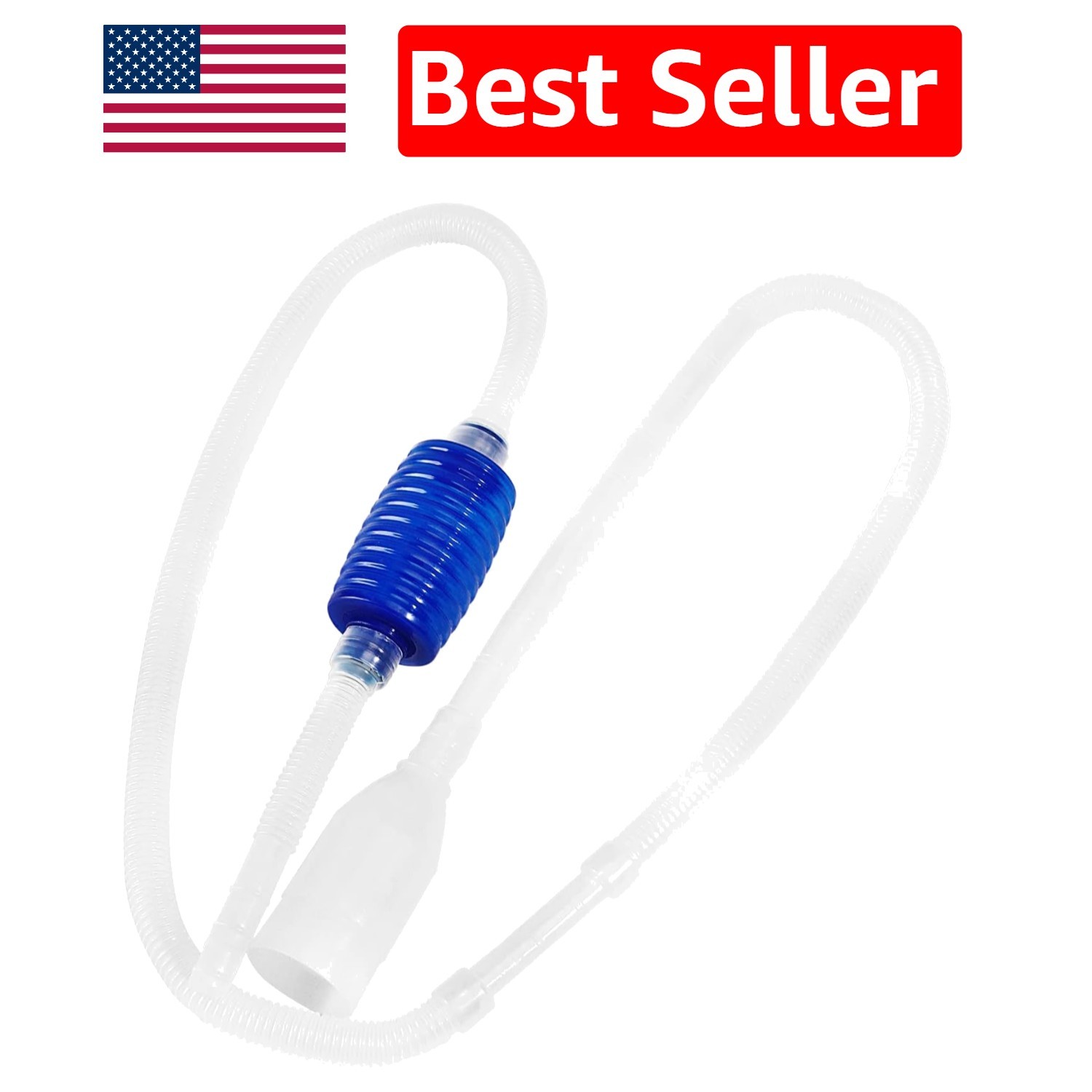 Hand Pump Aquarium Water Changer - Efficient Gravel Cleaner for 5-Gallon Tanks