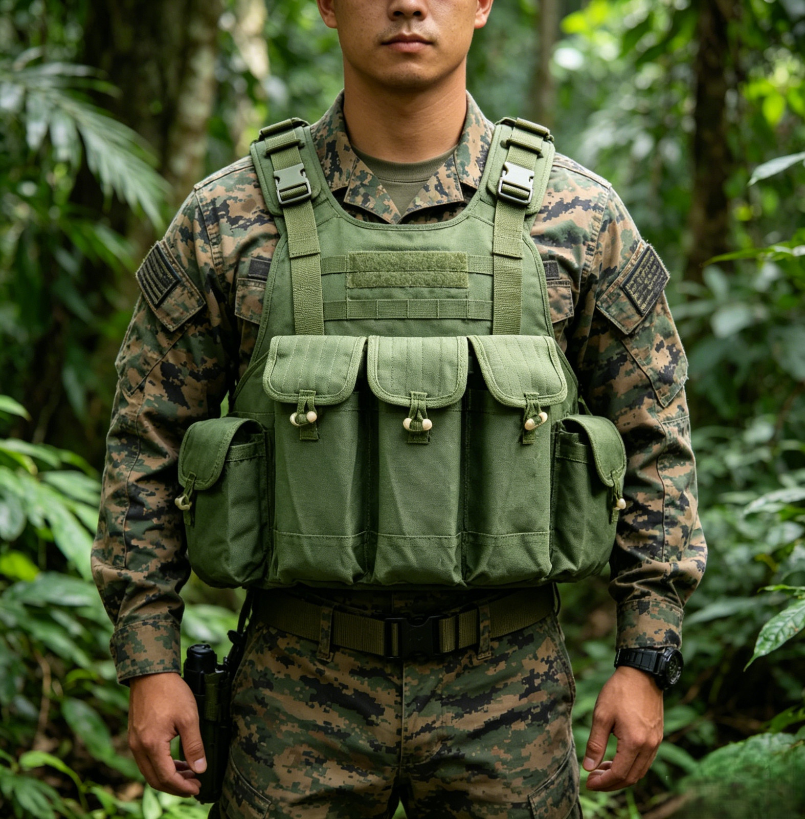 Chinese Type 81 Chest Rig AK Mag Pouch Tactical Vest Airsoft Cosplay Bags Sale