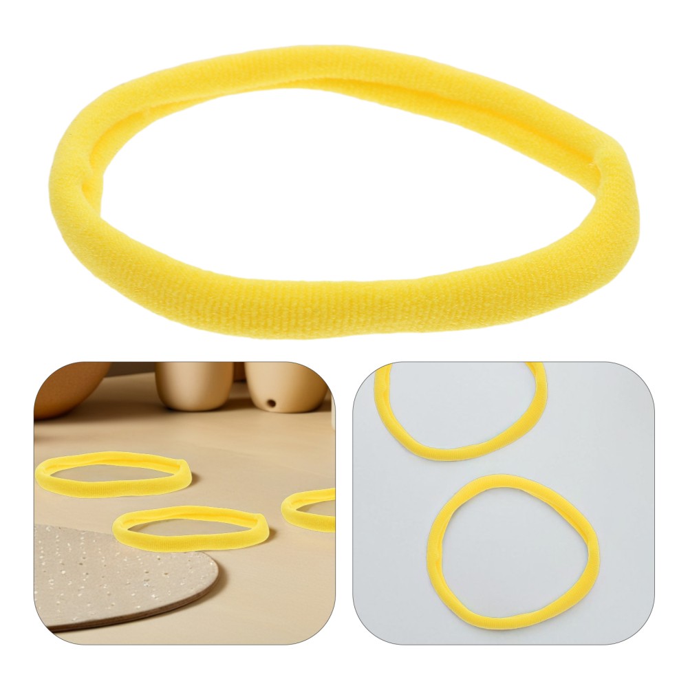 96 PCS Elastic Braided Material Bag Loops for Weaving Potholders Flat Cord