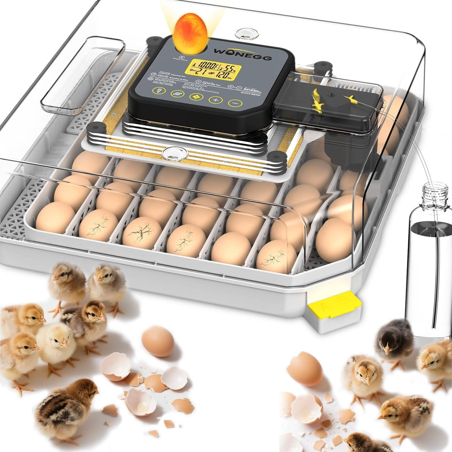 Egg Incubator 48 Eggs Automatic Egg Turning Chicken Incubators for Chicken, Duck