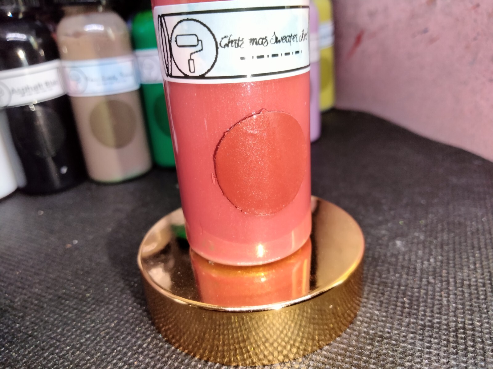 Custom Airbrush Paint: Christmas Sweater Red