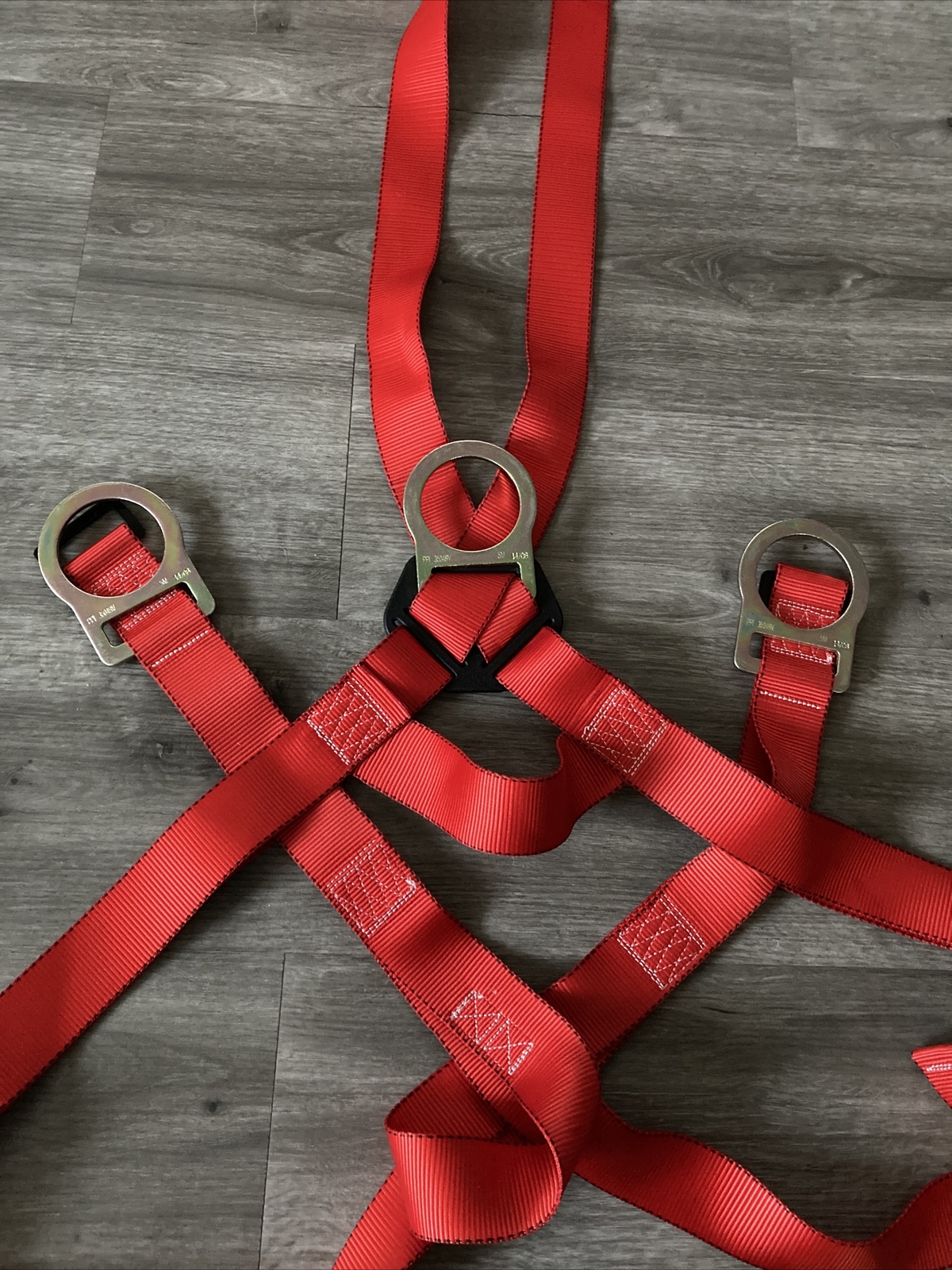 Unbranded Construction Vest Style Harness, Back D-Ring, Pass Thru Legs