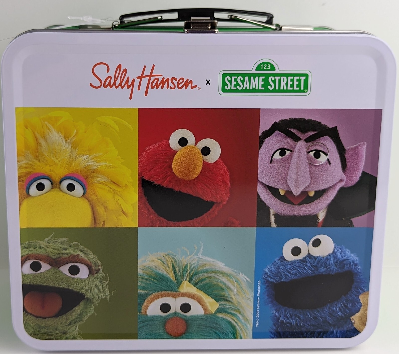 Sally Hansen x Sesame Street 2023 Vintage Style Metal Lunch Box Brand New