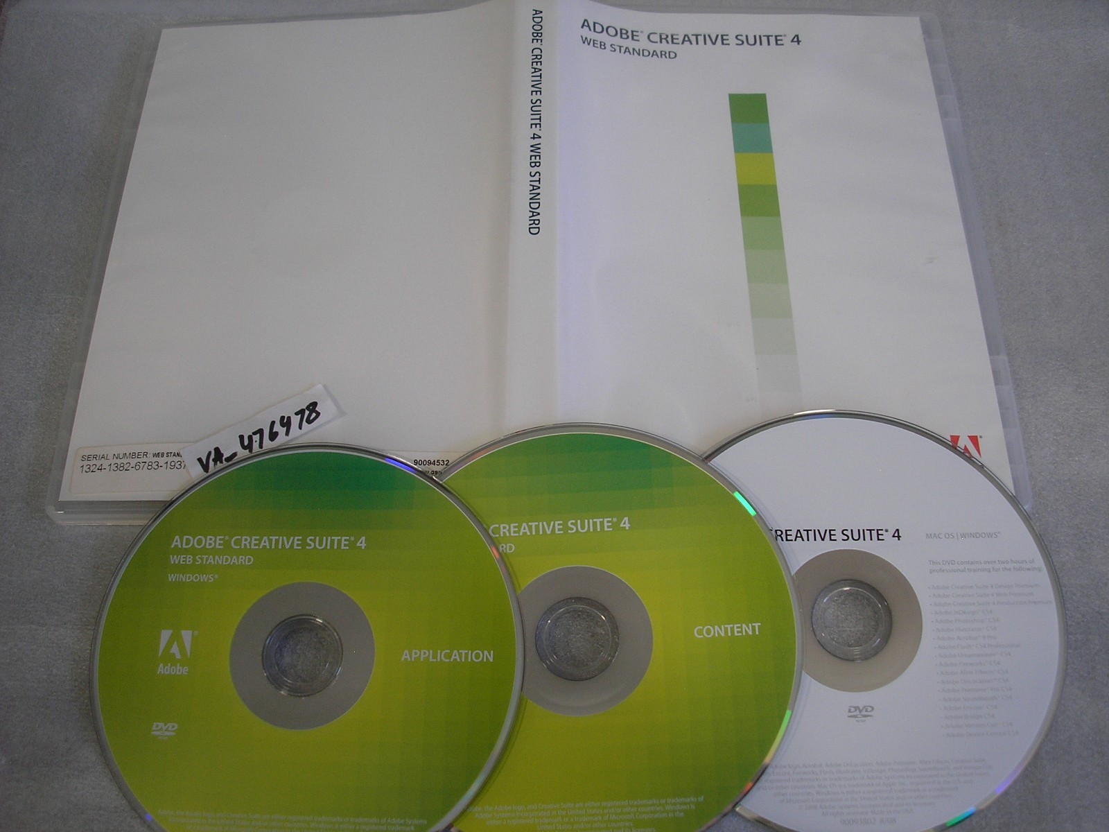 Adobe Creative Suite 4 CS4 WEB  Standard for Windows