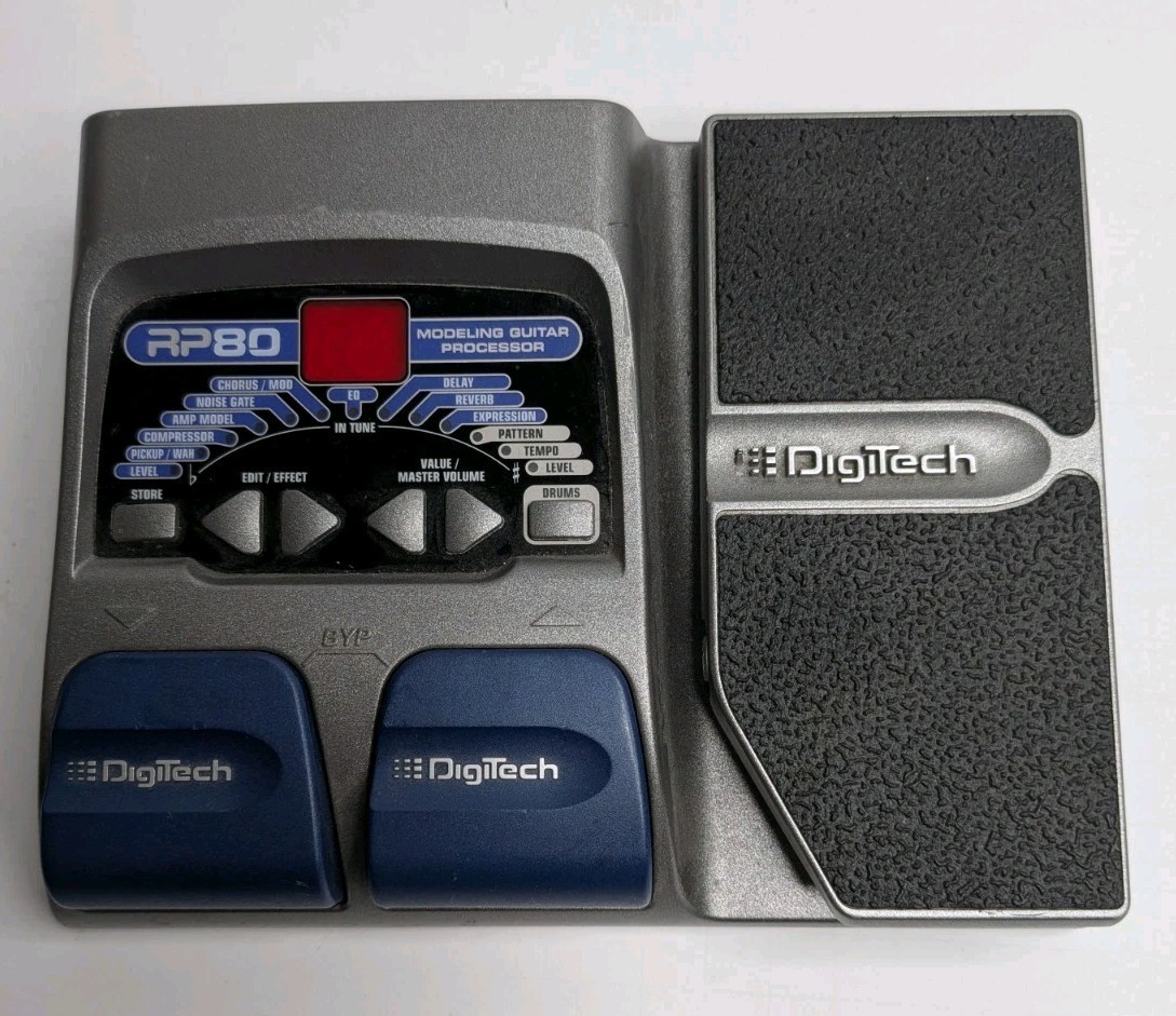 DigiTech RP80 Multi Effects Pedal Modeling Guitar Processor