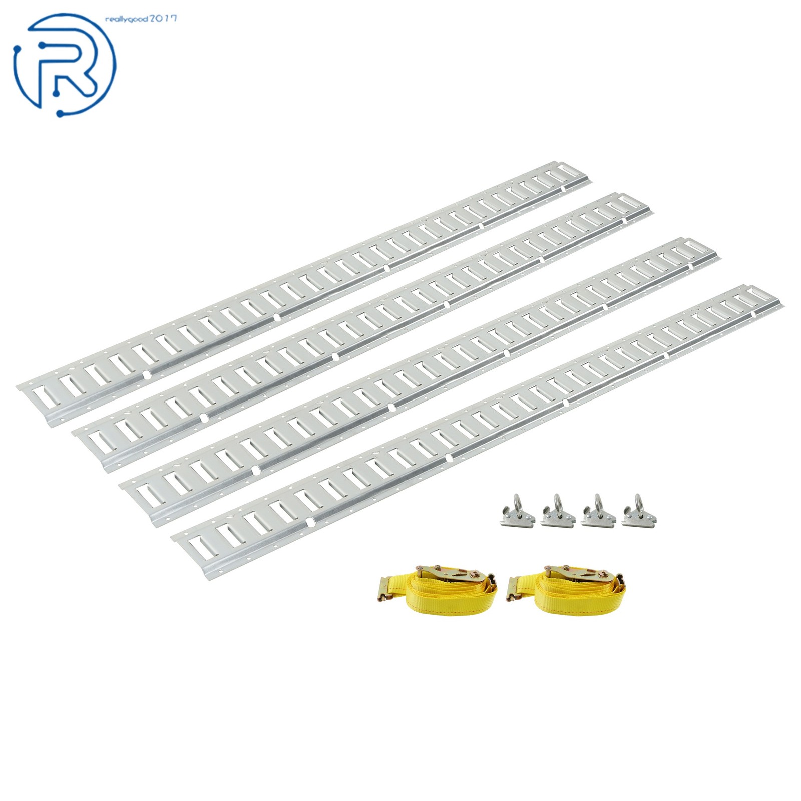 Horizontal Heavy Loads For Trucks Vans 12 Pack 5' E Track Tie Down Rail System