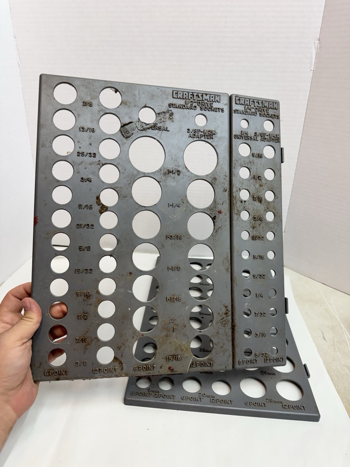 Craftsman Socket Organizer Set fair condition