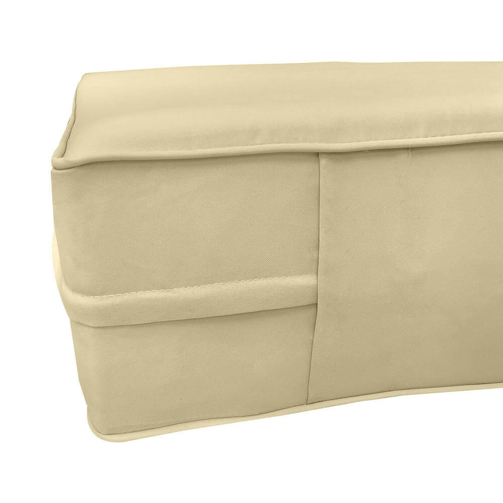 Style5 Crib Size Pipe Trim Mattress Bolster Pillow Outdoor Slip Cover ONLY AD103