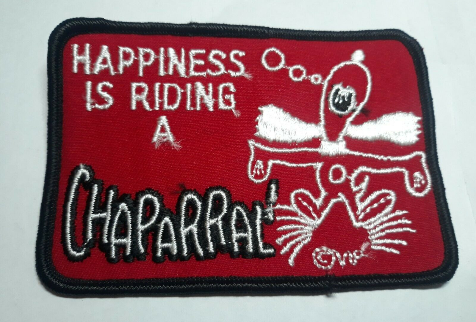 Vintage Patch - Happiness is Riding a Chaparral!