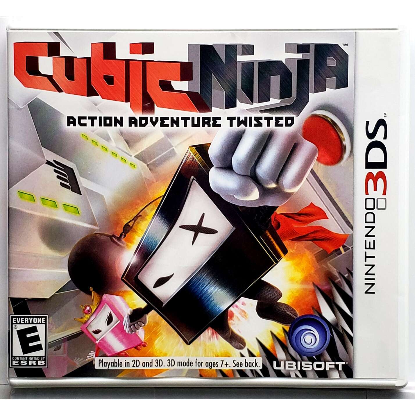 (Box Only) Cubic Ninja - Nintendo 3DS Excellent Original