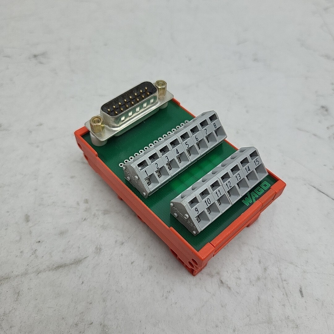 Wago 50036744 And 50036743 Interface Module PC Board 15 And 25 Pin D-Sub Mod