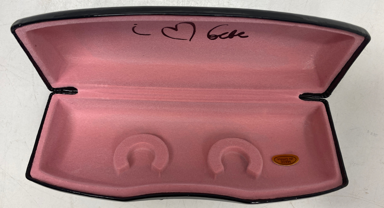 NEW “bebe” Black Clamshell Glasses Hard Case NOS