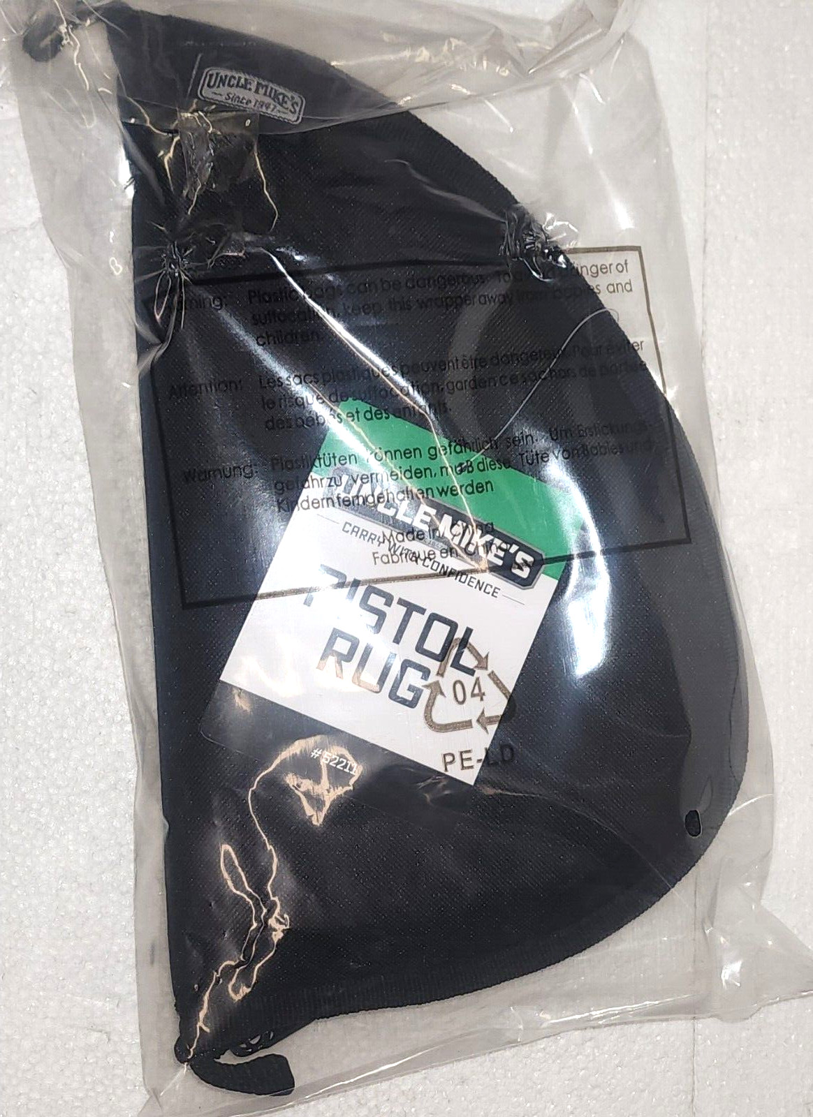 NEW!!! 1 Uncle Mikes Padded Pistol Rug Medium Size Black UNC52211 NEW IN PACKAGE