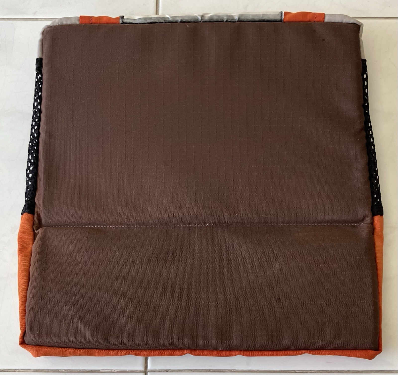 BOB Stroller Revolution Single Stroller Orange Brown White Lower Basket Lowboy.